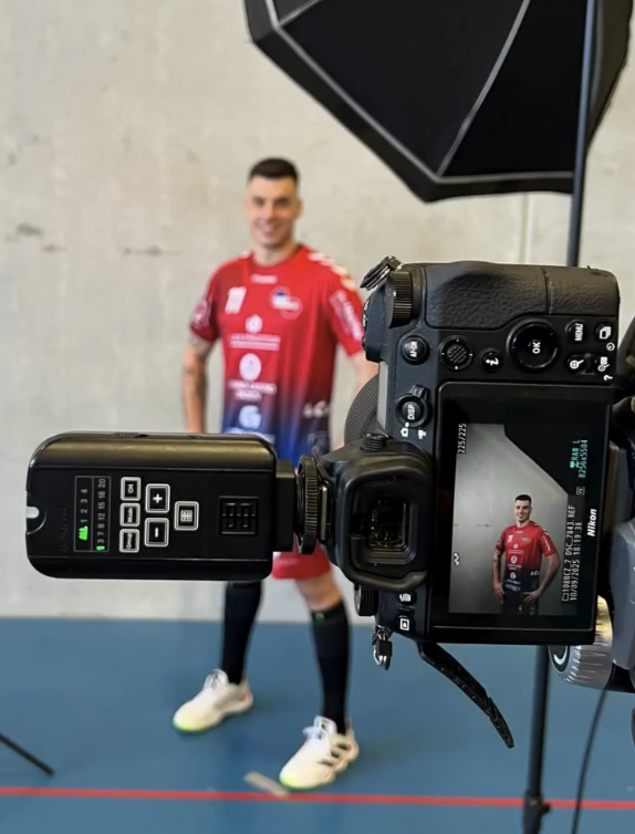 Behind the Scenes: Blick auf das Kameradisplay