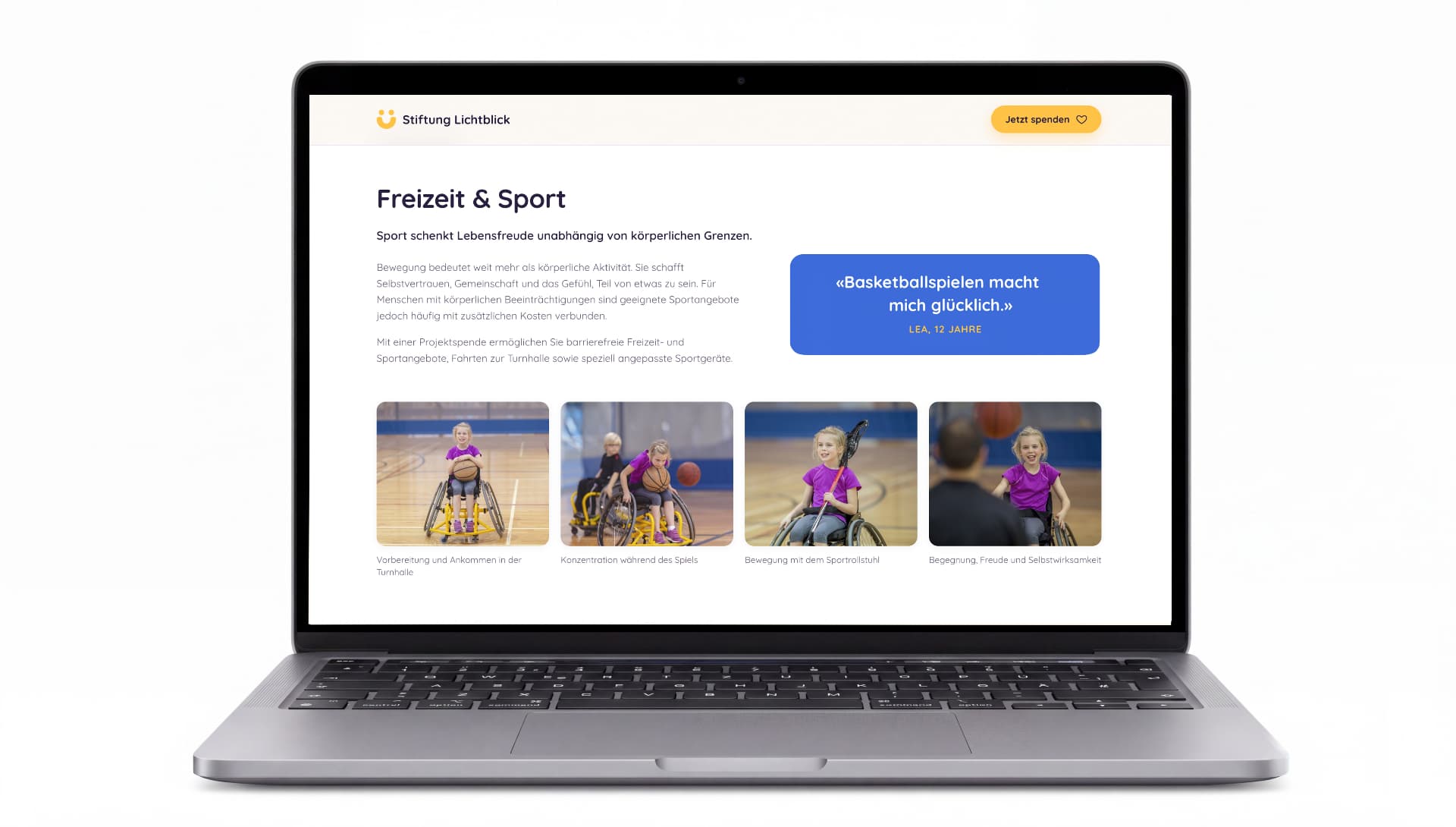 Projektseite «Freizeit & Sport»